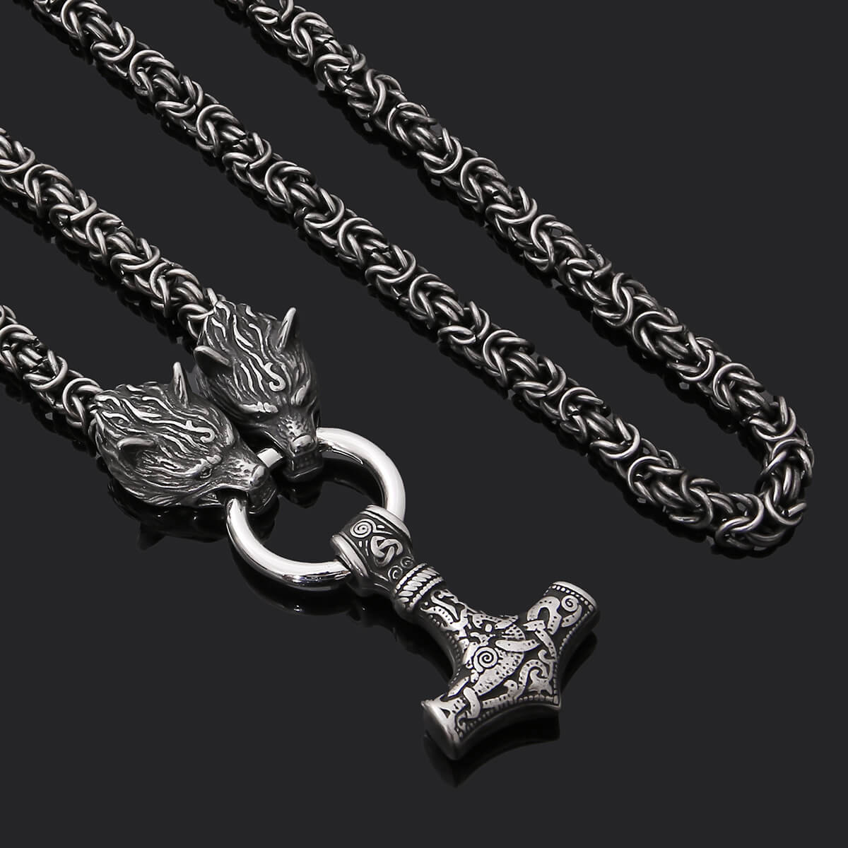 Halsband Tor Birka Titanium Kungslänk