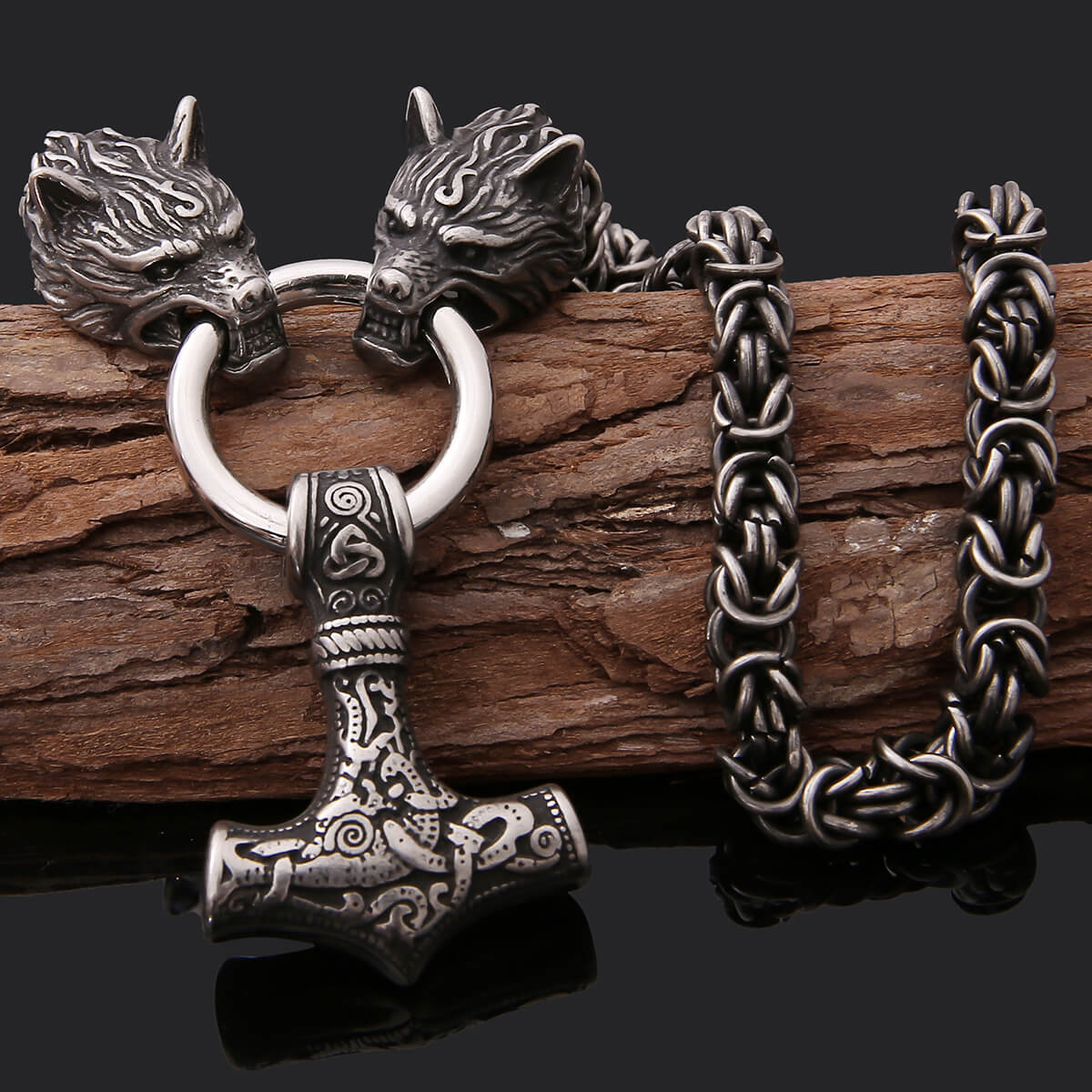 Halsband Tor Birka Titanium Kungslänk