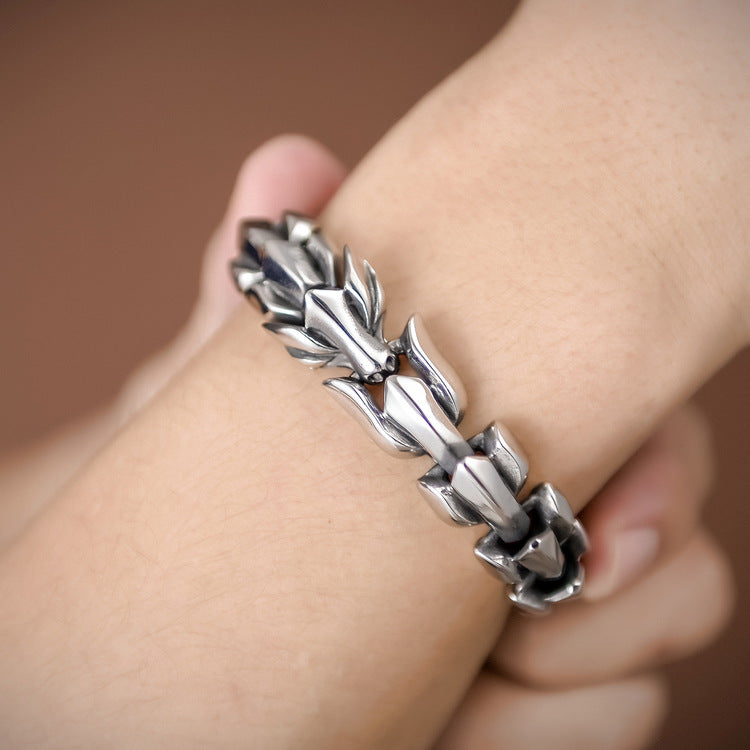 Armband Viking-Wolf Gold/ Steel- Super