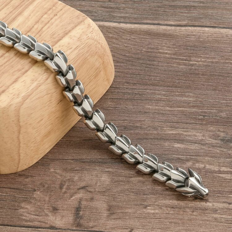 Armband Viking-Wolf Gold/ Steel- Super