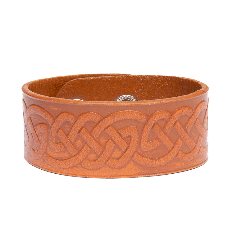 Läderarmband med keltisk slinga Viking