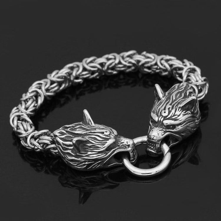 Armband Viking Wolf Kungslänk 21 cm