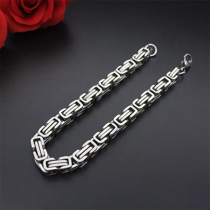 Armband Kejsarlänk Steel. 23 cm