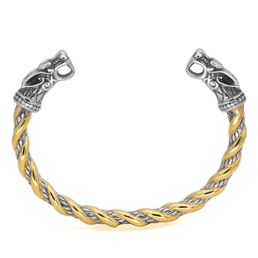 Armband Viking Nidhugg Gold/Steel 21 cm