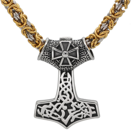 Halsband Kungslänk Thors Special. 60 cm