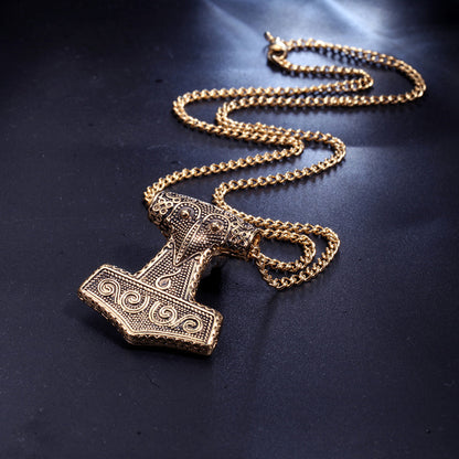 Halsband Mjölner Gotland Guld