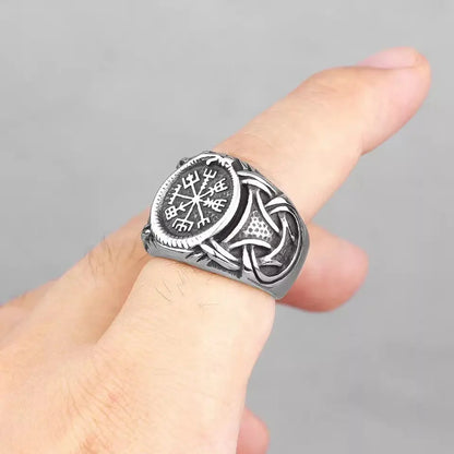 Ring Viking Vegvisir ( Fler färger )