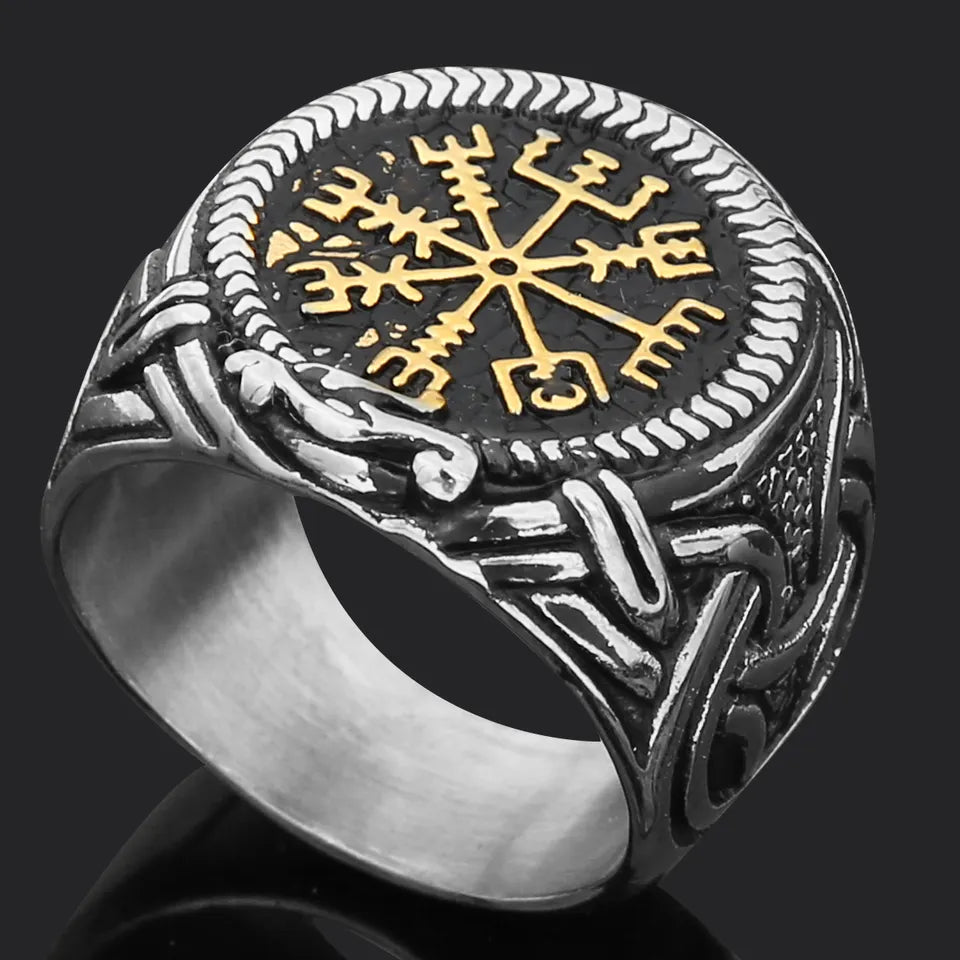 Ring Viking Vegvisir ( Fler färger )