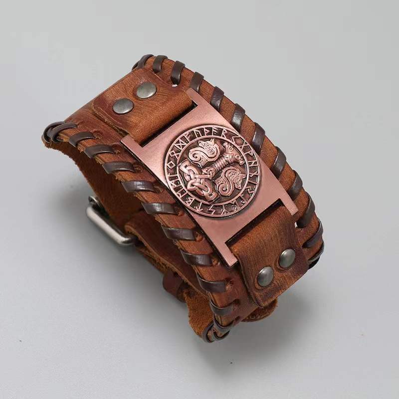 Läderarmband Thor