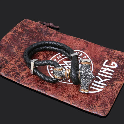 Armband Gute Silver - Guld Läder