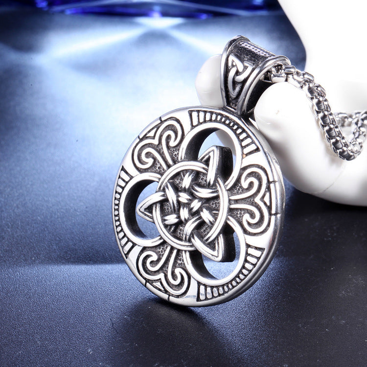 Halsband Amulett Keltisk Knut