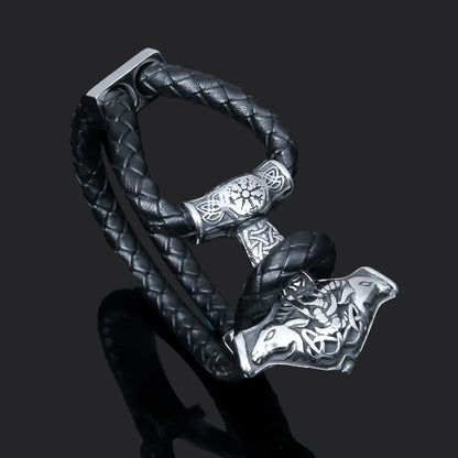 Armband Tor Aegishjalmur Läder