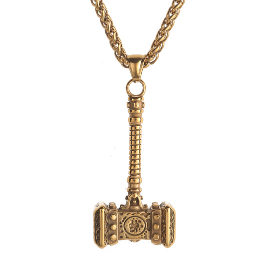 Halsband Hammer Gold 60 cm