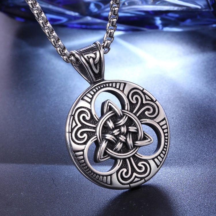 Halsband Amulett Keltisk Knut