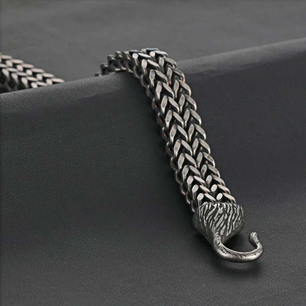 Armband Viking Wolf Bite Oxiderat