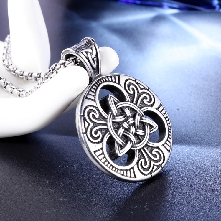 Halsband Amulett Keltisk Knut