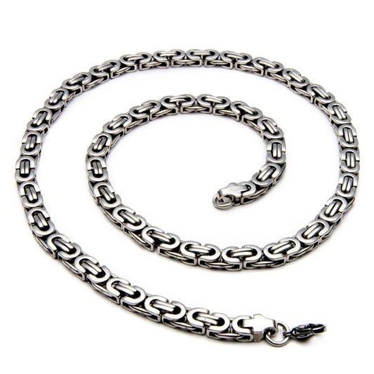 Halsband Tor. Fet Kejsarlänk Steel