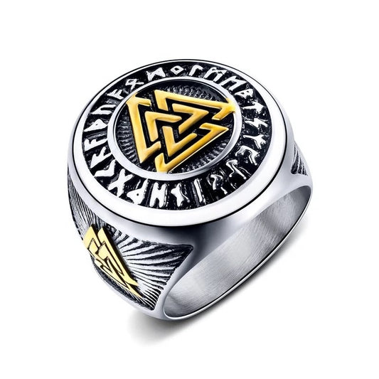 Krigarring Valknut