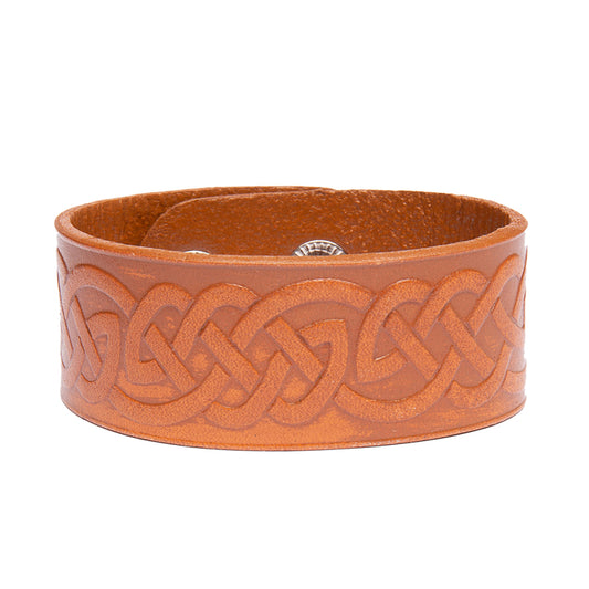 Läderarmband med keltisk slinga Viking
