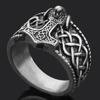 Ring Torshammare  Fler färger  - 8  182mm / Silver - 12  214 mm / Silver - Guld - 10  198mm / Silver