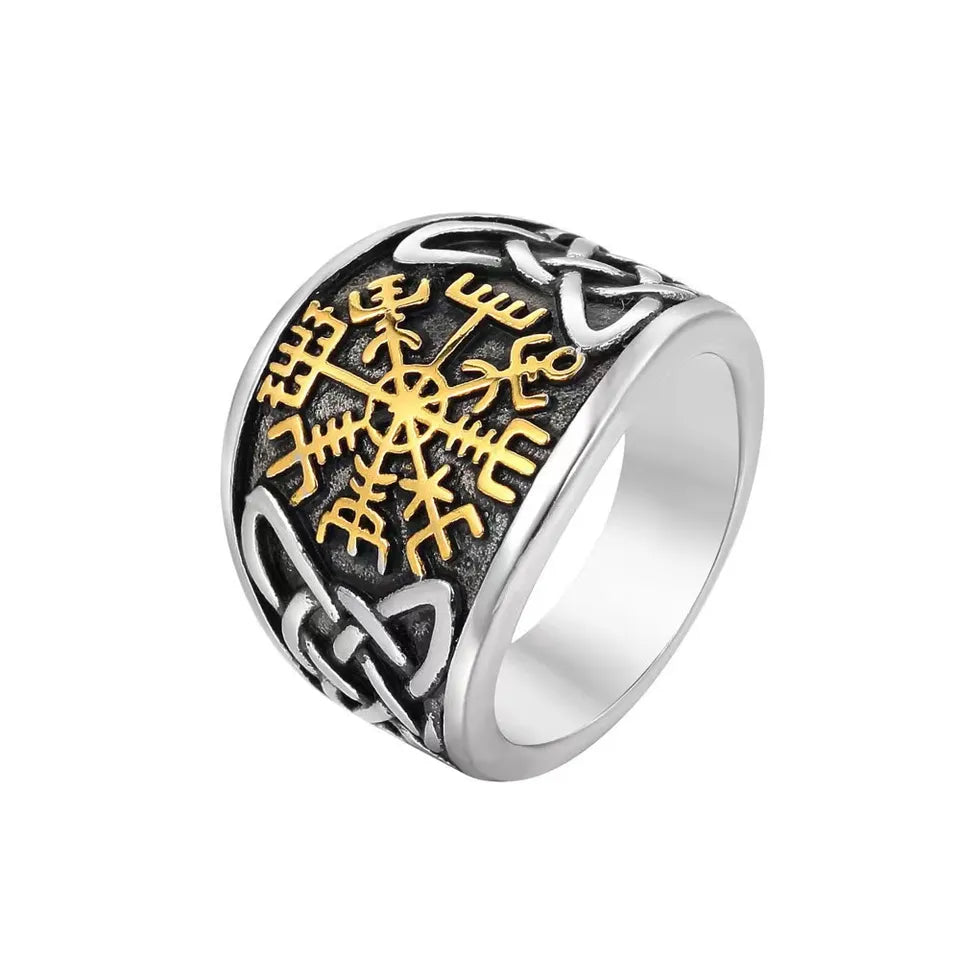 Ring Vegvisir - Celtic knot ( Finns i fler färger )