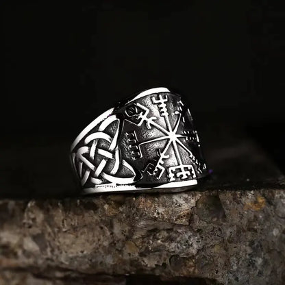 Ring Vegvisir - Celtic knot ( Finns i fler färger )